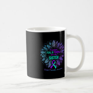 Ich trage Aquamarin und Lila für Sister Suicide Pr Kaffeetasse