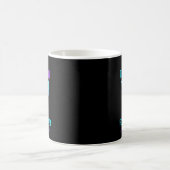 Ich trage Aquamarin und Lila im Gedenken an die Br Kaffeetasse (Mittel)
