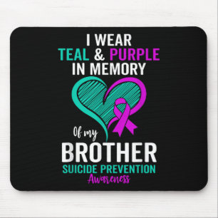 Ich trage Aquamarin und Lila im Gedenken an meine Mousepad