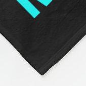 Ich trage Aquamarin und Lila in Erinnerung an mein Fleecedecke (Ecke)