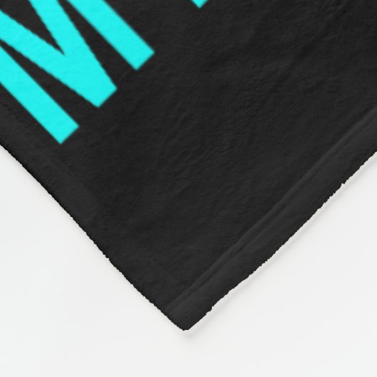 Ich trage Aquamarin und Lila in Erinnerung an mein Fleecedecke (Ecke)