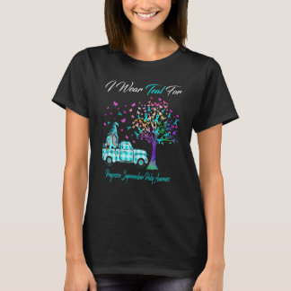 Ich trage Aquamarine progressiv supranuclear Palsy T-Shirt