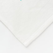 Ich trage Aquamarine und Lila Auszeichnungen zur S Fleecedecke (Ecke)