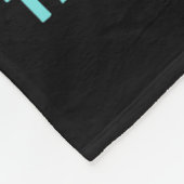 Ich trage Aquamarinen &amp; Lila für jemanden, den Fleecedecke (Ecke)