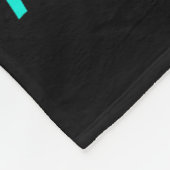 Ich trage Aquamarinen & Lila für jemanden, den Fleecedecke (Ecke)