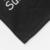 Ich trage Aquamarinen & Lila für jemanden, der Fleecedecke (Ecke)