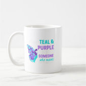 Ich trage Aquamarinen & Lila für jemanden, der Kaffeetasse (Links)