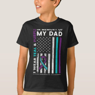 Ich trage Aquamarinen & Lila im Gedächtnis mei T-Shirt