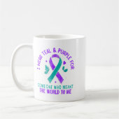 Ich trage Aquamarinen & Lila oder jemand Suici Kaffeetasse (Links)