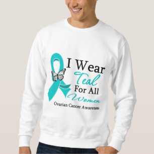 Ich trage aquamarines Band für allen Sweatshirt