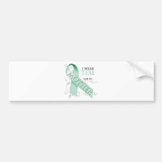 Ich trage aquamarines für meine Mutter Autoaufkleber