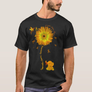 Ich trage Bernstein, um jemandem in Anhang Krebs z T-Shirt