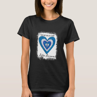 Ich trage Blau für Autismus T-Shirt