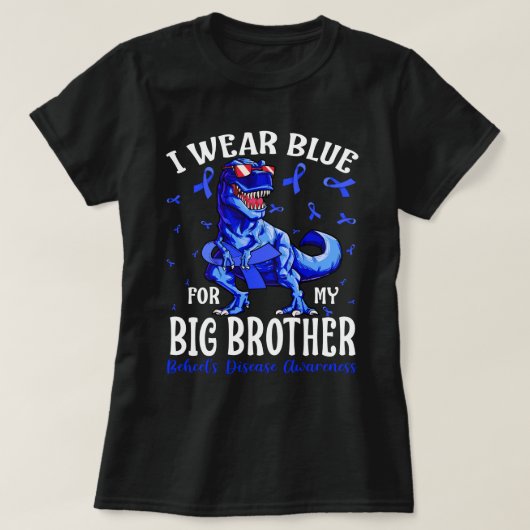 Ich trage Blau für das Augenlicht meines GROSSBRUD T-Shirt (Design vorne)