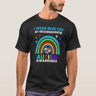 Ich trage Blau für das Autismusbewusstsein meiner T-Shirt
