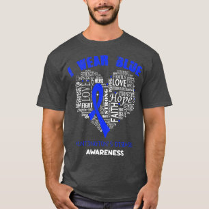 Ich trage Blau für das Huntington-Krankheit-Bewuss T-Shirt
