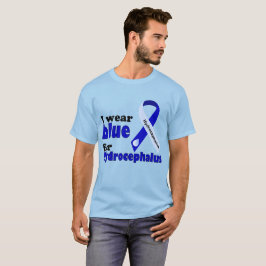 Ich trage Blau für Hydrocephalus T-Shirt