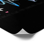 Ich trage Blau für jemanden, der gegen Diabetes is Poster (Ecke)