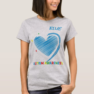 Ich trage Blau für mein Bruderautismus-Bewusstsein T-Shirt