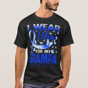 Ich trage Blau für mein GRAMPA-Hydrocephalus-Bewus T-Shirt