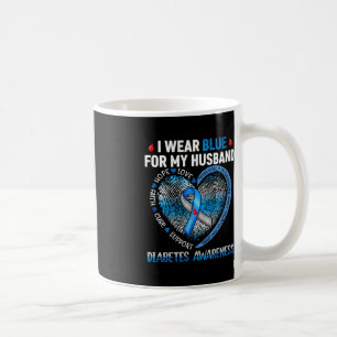 Ich trage Blau für mein Kind Diabetes Awareness Fa Kaffeetasse