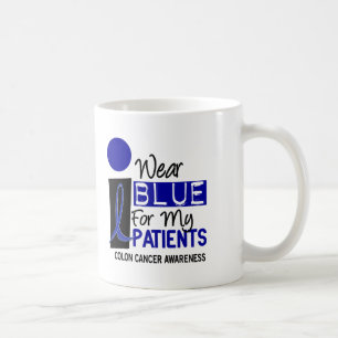 Ich trage Blau für mein Patienten 9 DARMKREBS Kaffeetasse