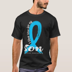 Ich trage Blau für mein Sohn Diabetes-Bewusstsein T-Shirt