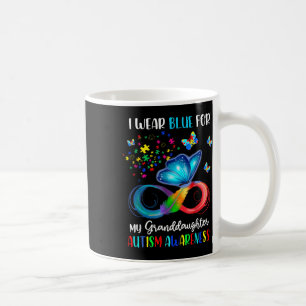 Ich trage Blau für meine Großtochter Autismus Oma Kaffeetasse