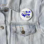 Ich trage Blau für meine Mama 42 Ankylosing Button (Beispiel)