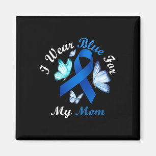 Ich trage Blau für meine Mama Butterfly Diabetes A Magnet