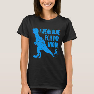 Ich trage Blau für meine Mama Diabetes Bewusstsein T-Shirt