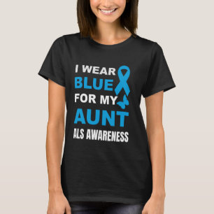 ICH TRAGE BLAU FÜR MEINE TANTE ALS AUFKLÄRUNG T-Shirt