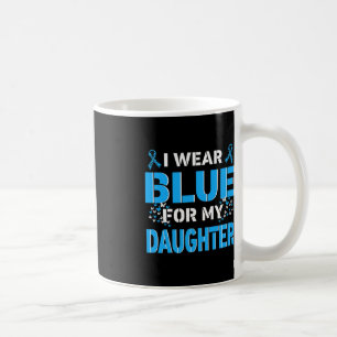 Ich trage Blau für meine Tochter Diabetes Awarenes Kaffeetasse