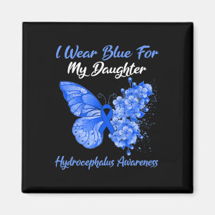 Ich trage Blau für meine Tochter Hydrocephalus War Magnet