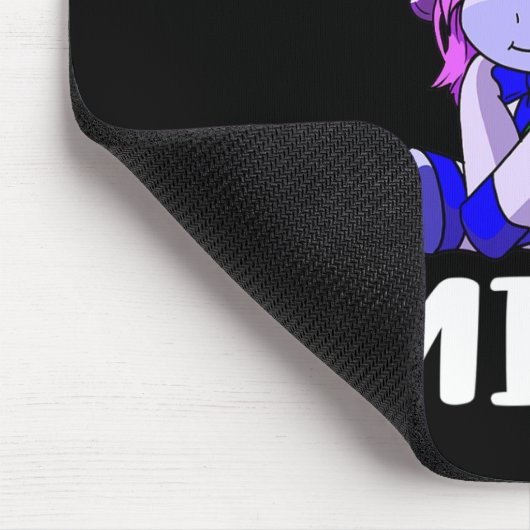 Ich trage Blau für meine Unterstützung des Mimi-Di Mousepad (Ecke)