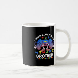 Ich trage Blau für meinen Bruder Autism Awareness Kaffeetasse