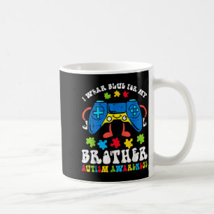 Ich trage Blau für meinen Bruder Autism Awareness Kaffeetasse