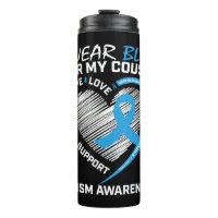 Ich trage Blau für meinen Cousin, weil der Feig me
