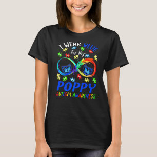 Ich trage Blau für meinen Mohn Autism Awareness Sc T-Shirt