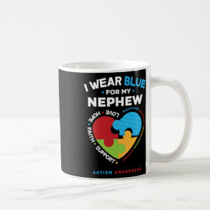 Ich trage Blau für meinen Nephew Autismus A Kaffeetasse