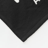 Ich trage Blau für meinen Schwester-Autismus-Bewus Fleecedecke (Ecke)