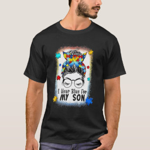 Ich trage Blau für meinen Sohn Autism Unordentlich T-Shirt