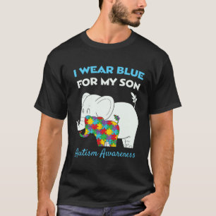 Ich trage Blau für meinen Sohn, stolze Mutter für T-Shirt