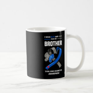 Ich trage Blau und Grau für meinen Bruder Typ 1 Di Kaffeetasse