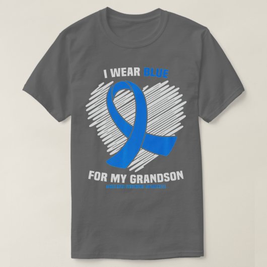 Ich trage Blue für mein Engelson-Angelman-Syndrom T-Shirt (Design vorne)