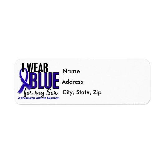 ich trage Blue Son 10 Rheumatoide Arthritis RA (Vorne)