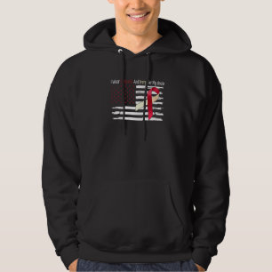 Ich trage Burgund und Elfenbein für meinen Onkel Hoodie
