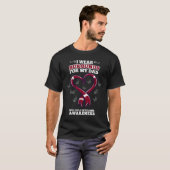 Ich trage Burgund-Vater Multiples Myelom Awareness T-Shirt (Vorne ganz)
