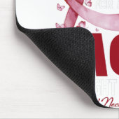 Ich trage Burgundy für meine Mama Oral Head Neck C Mousepad (Ecke)