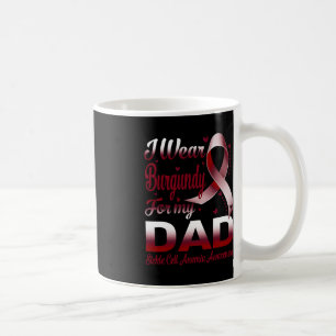 Ich trage Burgundy wegen Anämie der Sichelzellen m Kaffeetasse
